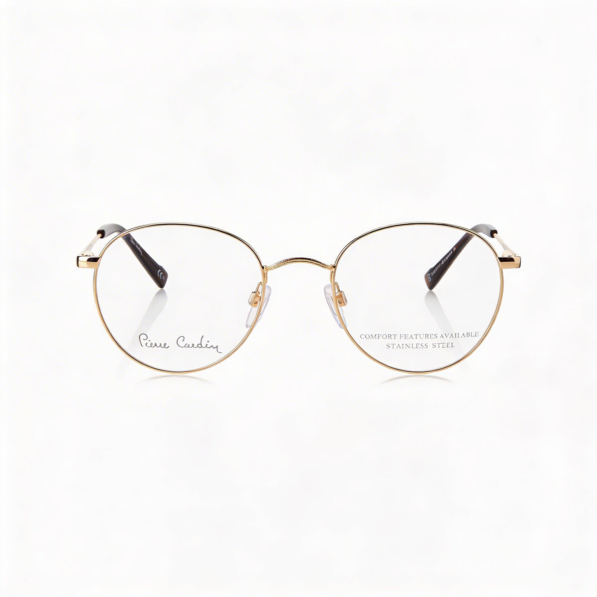 Pierre Cardin P.C. 6877 Gold Round Eyeglasses Unisex, Metal 52mm, Photo 2