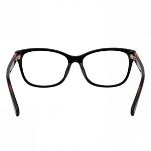 Pierre Cardin P.c. 8420 Pga 53 Rectangle Eyeglasses Women — side view, Black Plastic temples