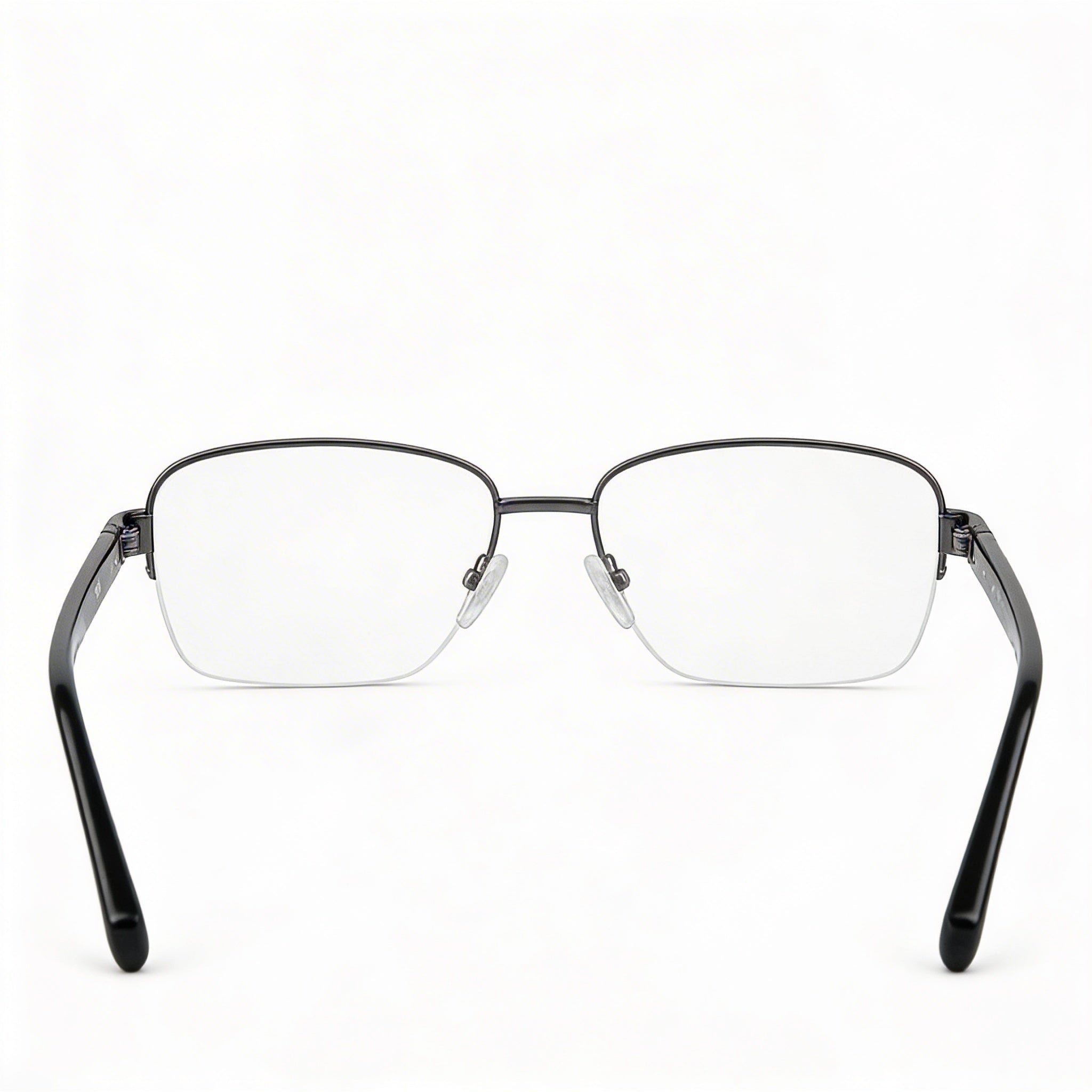 Anteojos rectangulares plateados Pierre Cardin para hombre, metal de 56 mm, Photo 3