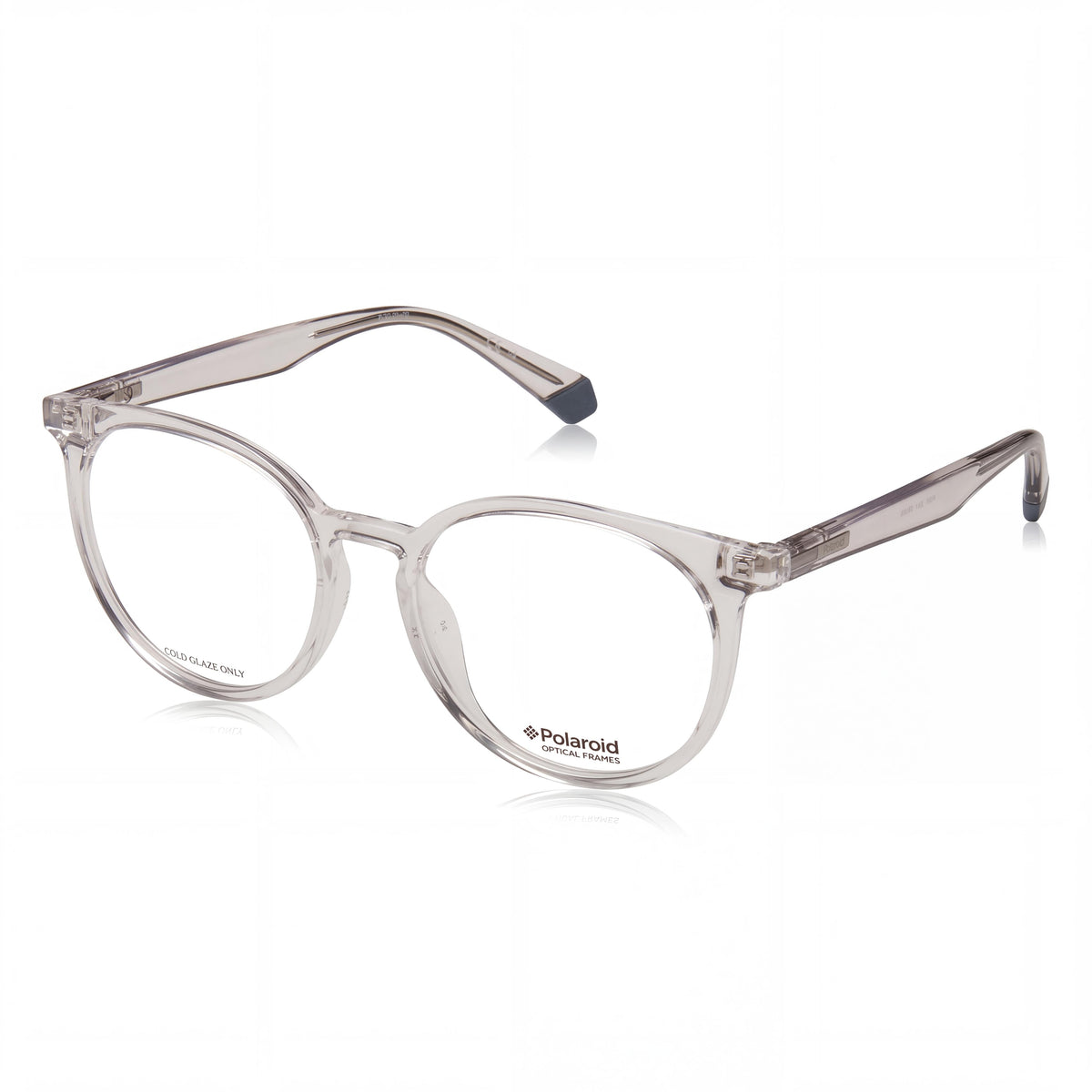 Polaroid 103199 Crystal Round Eyeglasses Unisex, Propionate, Photo 1