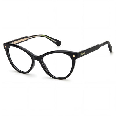 Polaroid Black Rectangle Eyeglasses for Men frame
