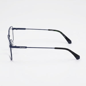 Polaroid Rectangle Eyeglasses for Men — front view, Acetate