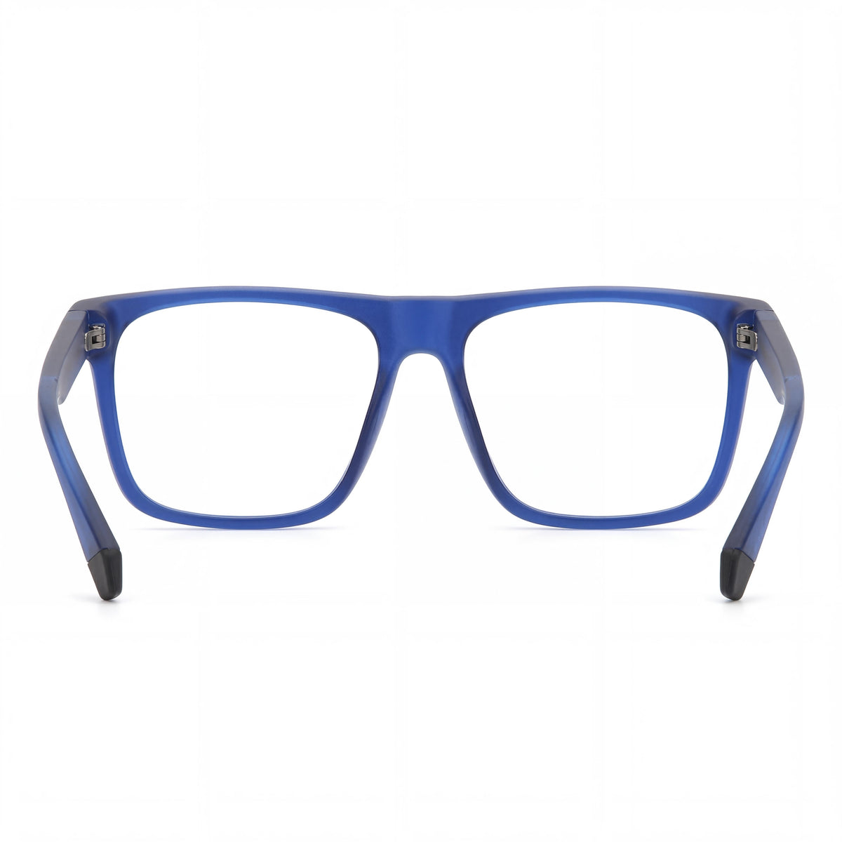 Polaroid Casual. Gafas graduadas rectangulares para hombre PLD D533 en azul mate, 56 mm, Photo 3