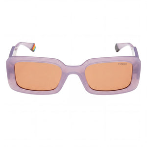 Polaroid Casual Rectangle Sunglasses for Women — front view, Polycarbonate frame