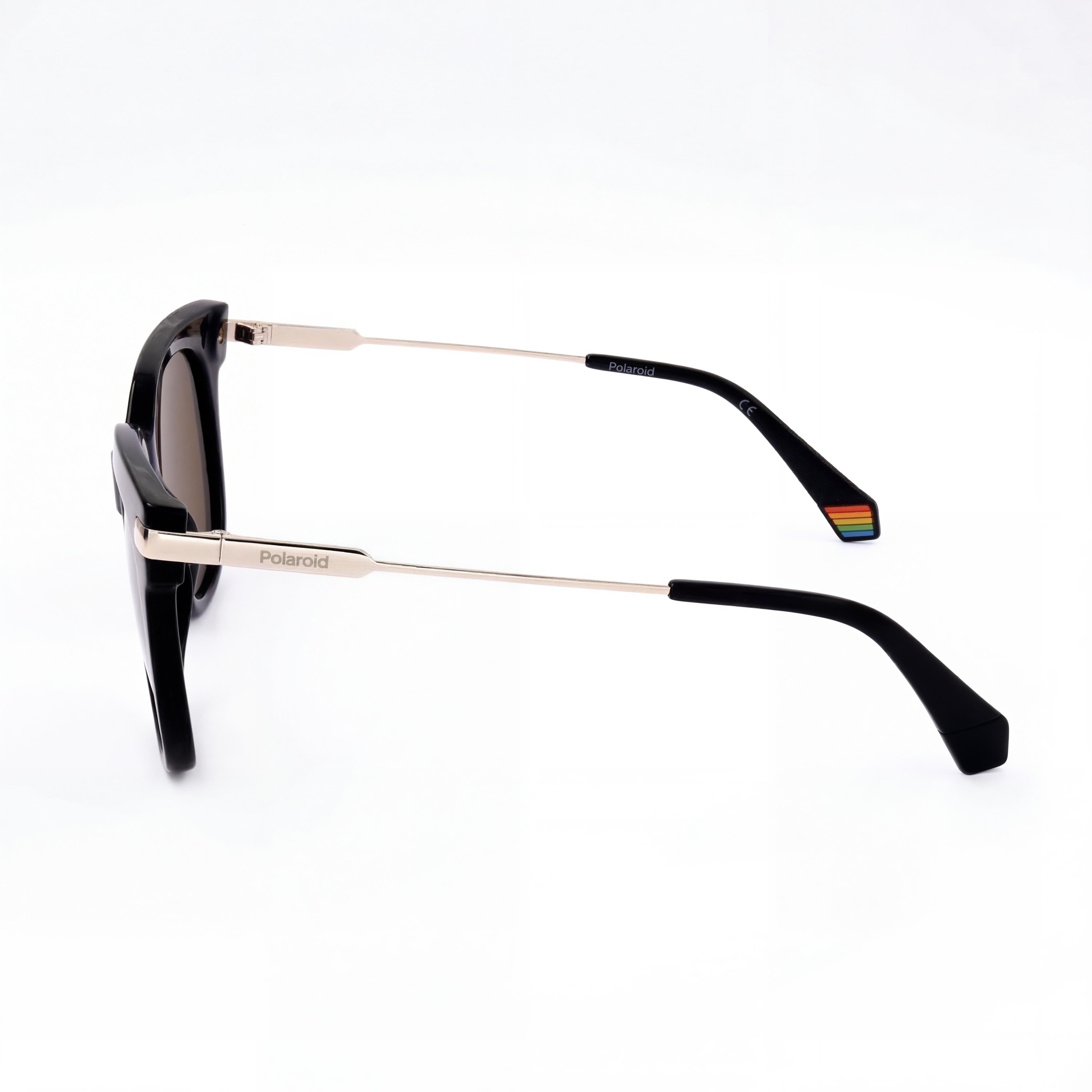 Polaroid Classic Black Cat Eye Polarized Sunglasses for Women, 51mm, Photo 3