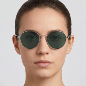 Polaroid Classic Silver Sunglasses Unisex — lifestyle wear, daily driving and outdoor wear
