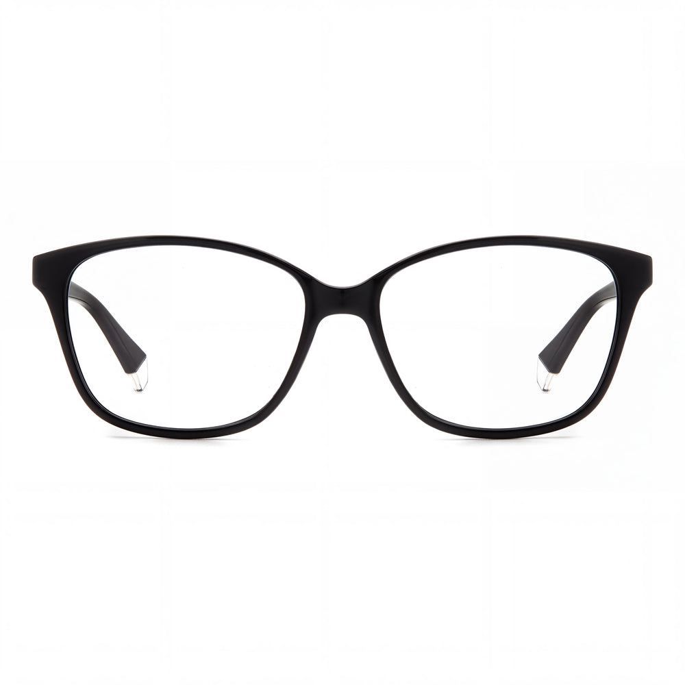 Polaroid D466 Rectangle Eyeglasses for Women — front view, Injected