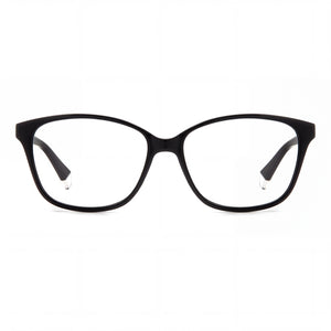 Polaroid D466 Rectangle Eyeglasses for Women — front view, Injected