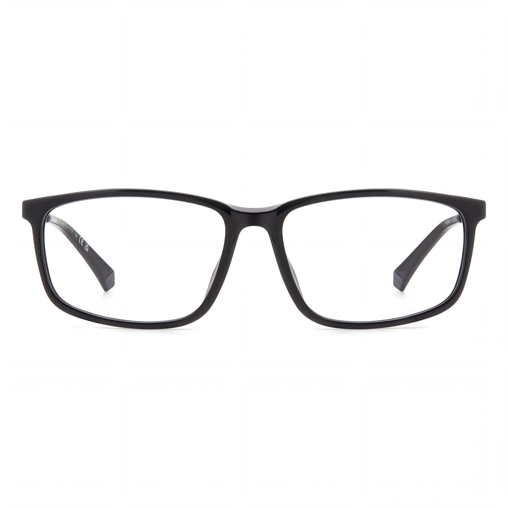 Polaroid D535/G Rectangle Eyeglasses for Men — front view, ECO POLYAMIDE