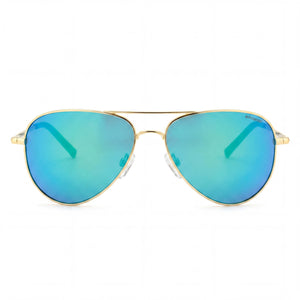 Polaroid Aviator Sunglasses for Men — front view, Metal frame