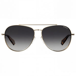 Polaroid Aviator Sunglasses for Women — front view, Alloy Steel frame