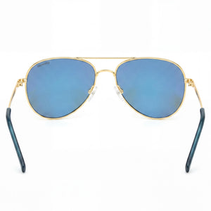 Polaroid Aviator Sunglasses for Men — interior view, Non-Polarized lens detail