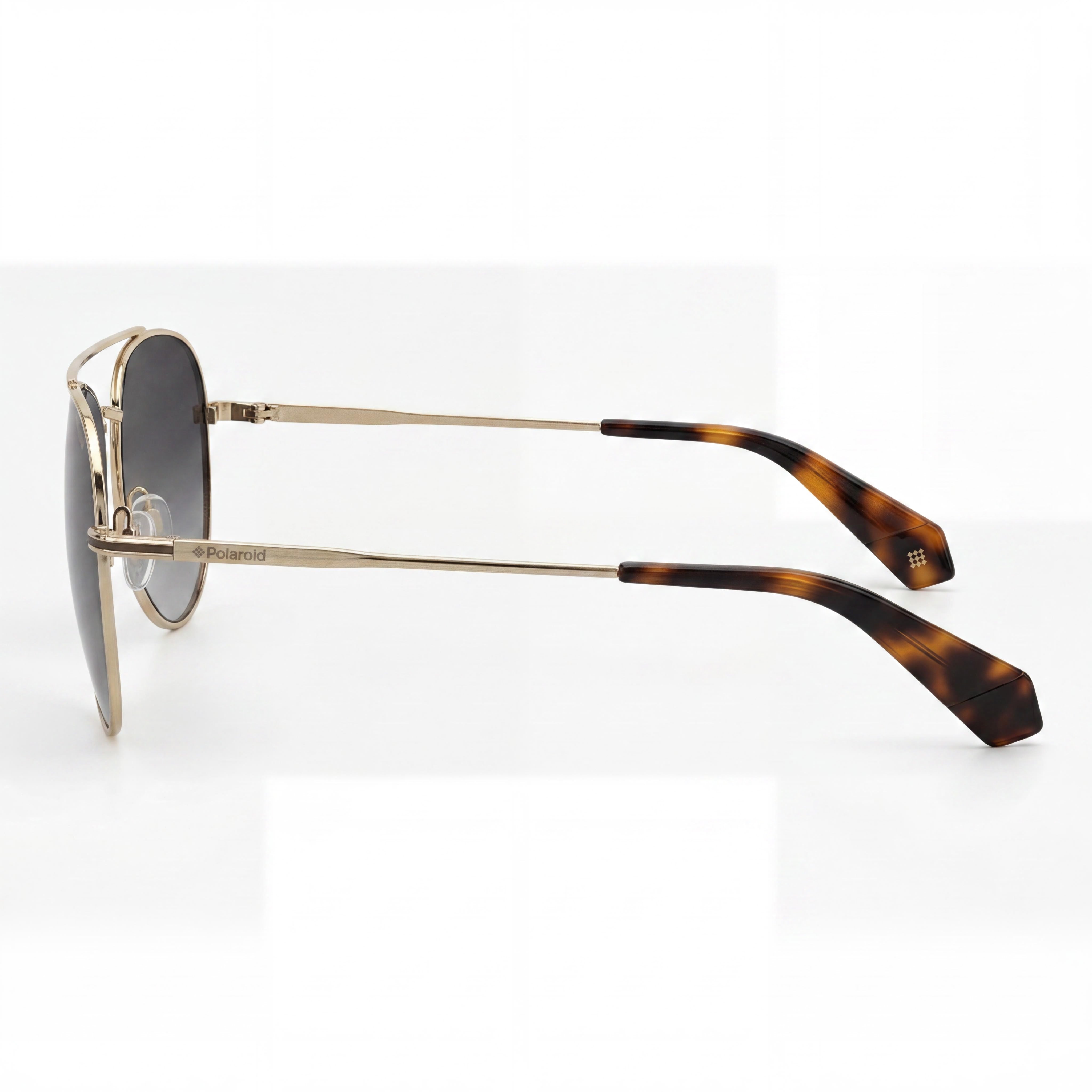 Gafas de sol polarizadas Polaroid Gold Aviator para mujer, 61 mm, Photo 3