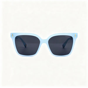 Polaroid Modern Square Sunglasses for Women — front view, Polycarbonate frame
