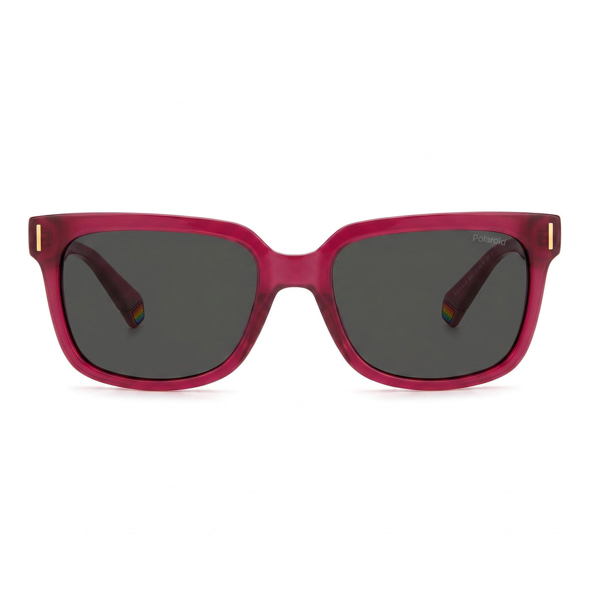 Polaroid Modern Red Rectangle Sunglasses for Men, 54mm, Photo 2