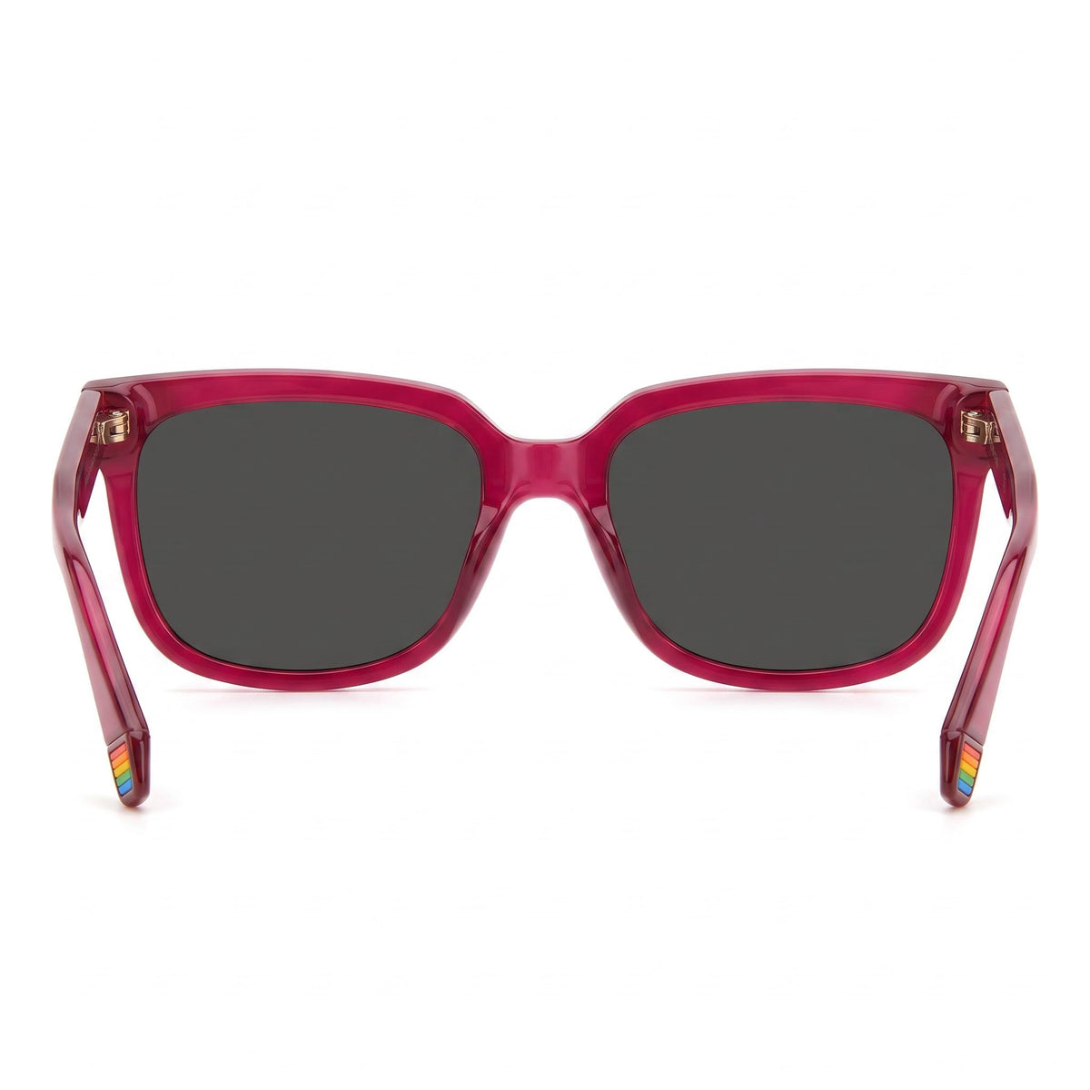 Polaroid Modern Red Rectangle Sunglasses for Men, 54mm, Photo 4