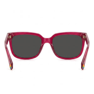 Polaroid Modern Rectangle Sunglasses for Men — interior view, Non-Polarized lens detail