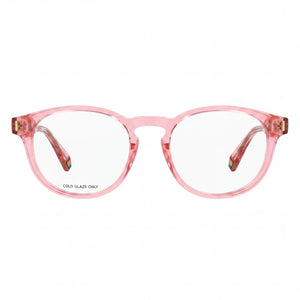 Polaroid Round Eyeglasses Unisex — front view, Injected