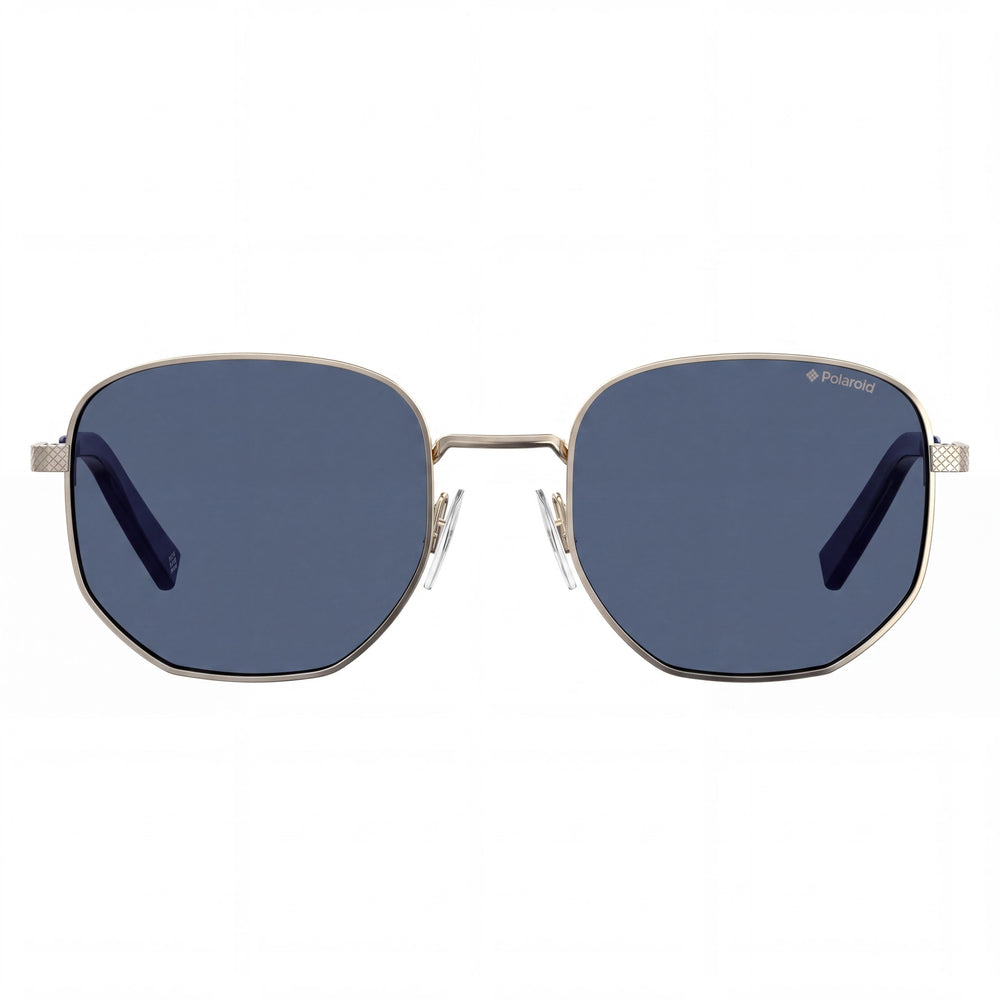 Polaroid PLD 2081/S/X Oval Sunglasses for Men — front view, Metal frame
