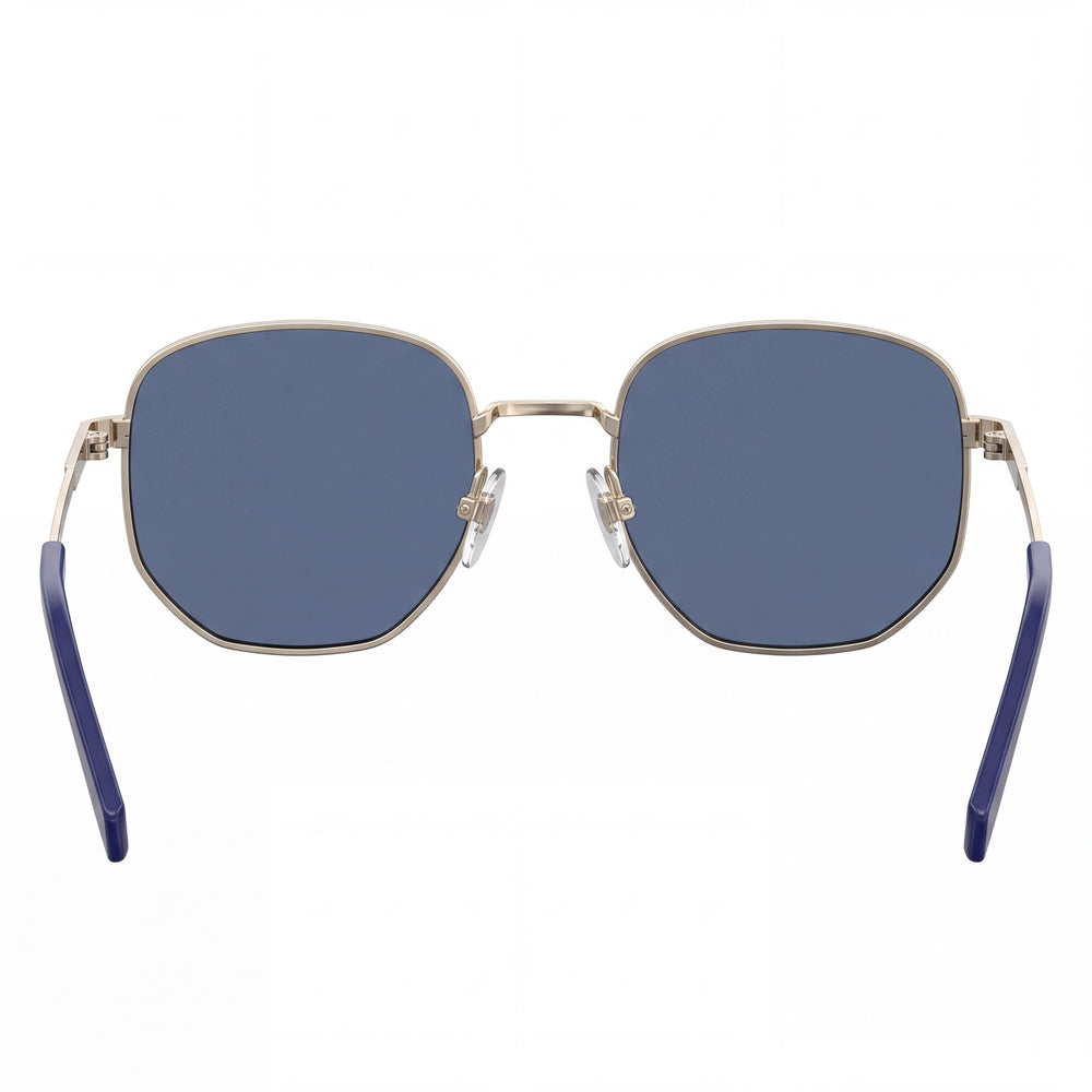 Polaroid PLD 2081/S/X Oval Sunglasses Men — side view, Polarized Blue lens