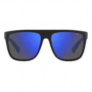 Polaroid PLD 2162/S Rectangle Sunglasses for Men — front view, Polycarbonate frame