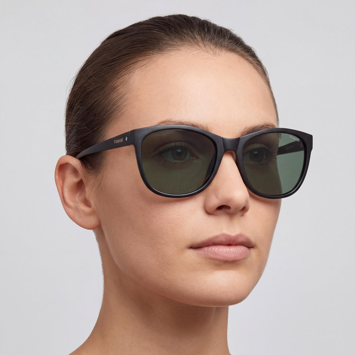 Polaroid Pld 4099/S Black Rectangle Sunglasses for Women, 55mm, Photo 4
