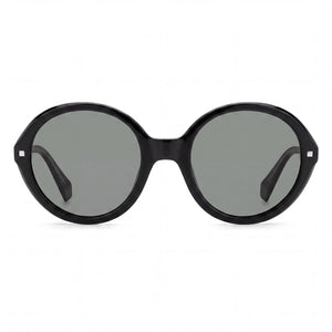 Polaroid Pld 4114/S/X Round Sunglasses for Women — front view, Plastic frame