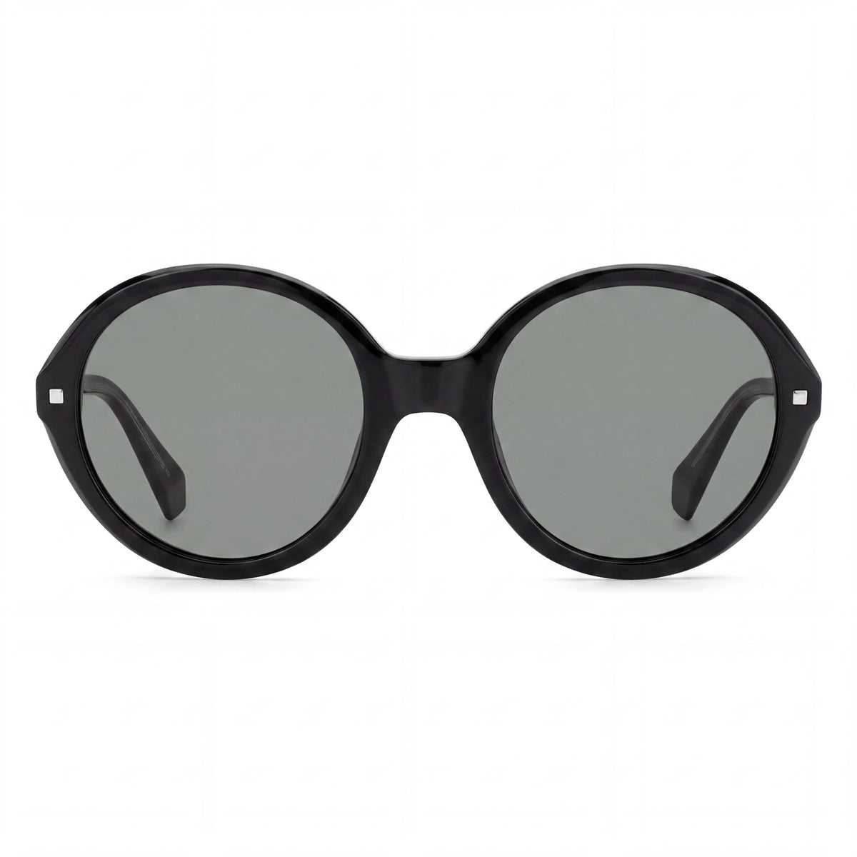 Gafas de sol redondas para mujer Polaroid Pld 4114/S/X negras/grises, 54 mm, Photo 2