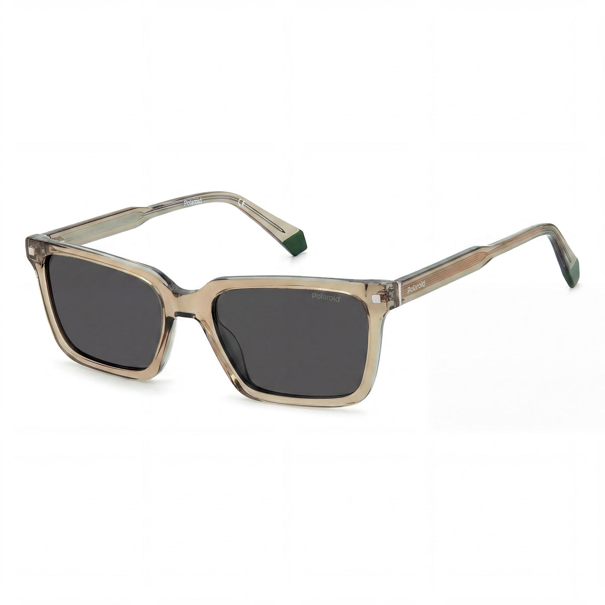 Gafas de sol rectangulares unisex Polaroid Pld 4116/S/X beige gris, 59 mm, Photo 1