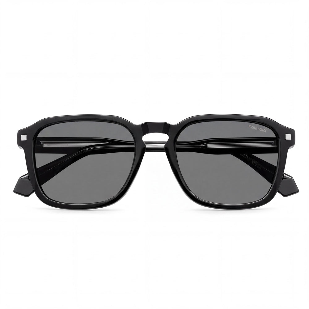 Polaroid PLD 4156/S/X Square Sunglasses for Women — front view, Plastic frame