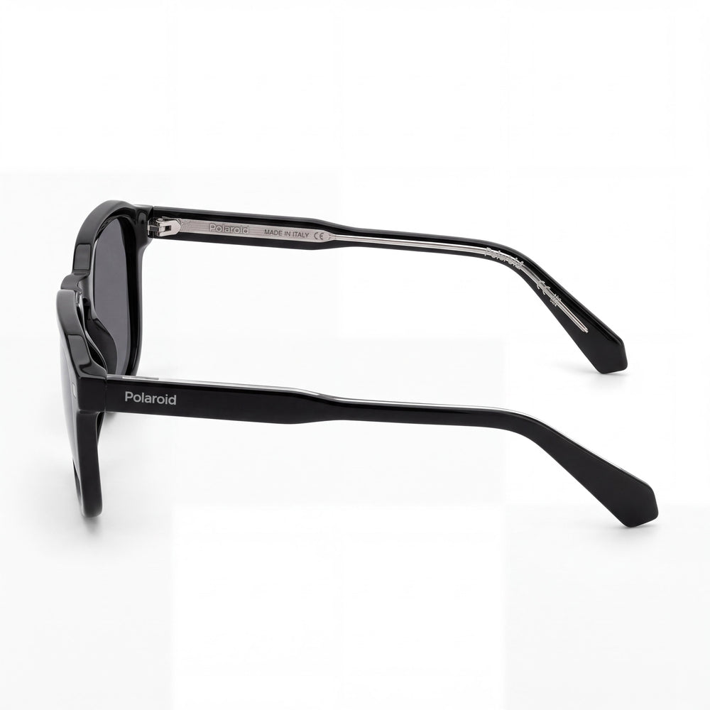 Polaroid PLD 4156/S/X Square Sunglasses Women — side view, Non-Polarized Grey Polarized lens