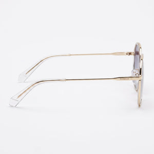 Polaroid PLD 4160/G/S/X Round Sunglasses Men — side view, Polarized Grey lens
