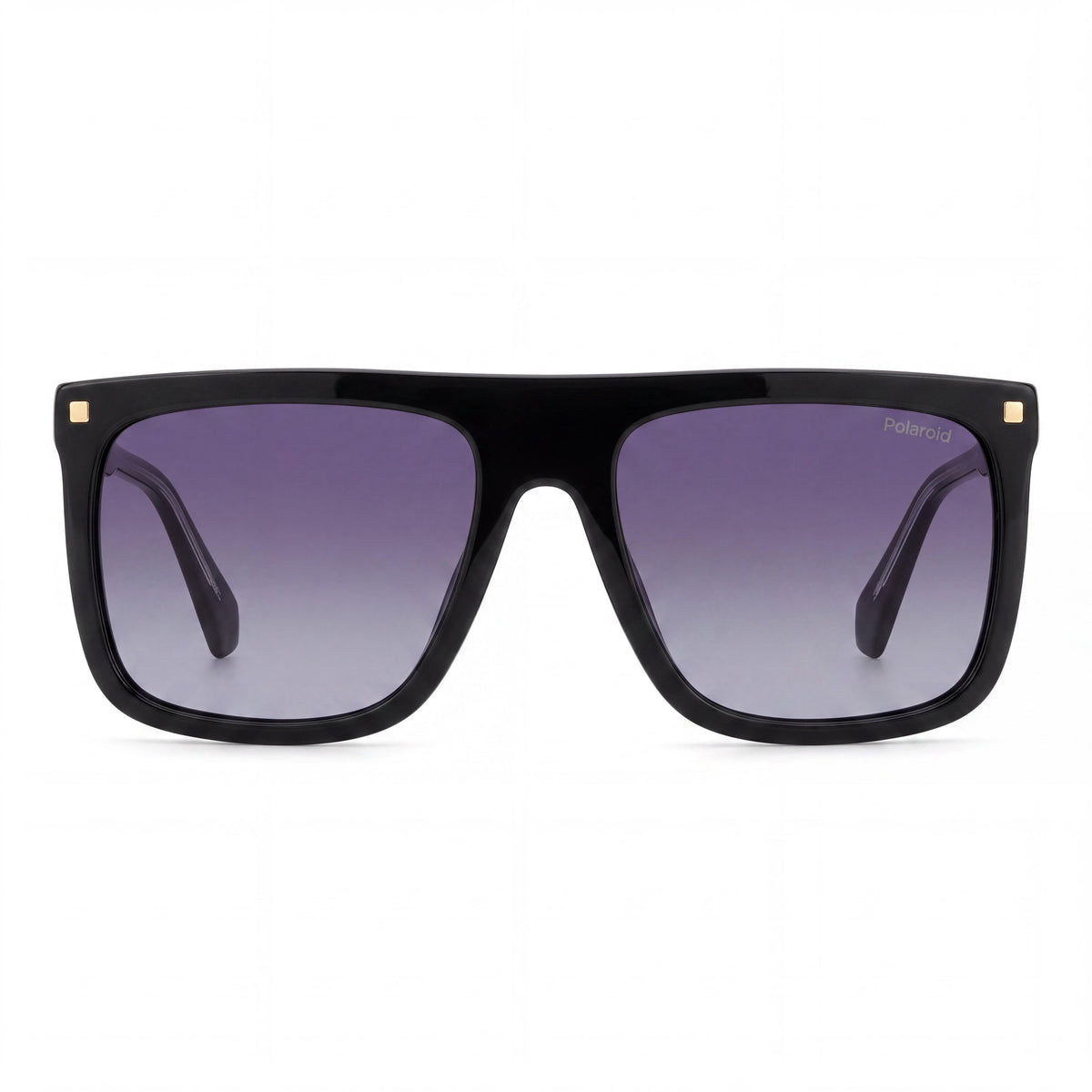 Gafas de sol polarizadas Polaroid Eyewear PLD 4166/S/X para mujer, de acetato negro rectangular, informales, 100% protección UV, 56-18-145, Photo 2