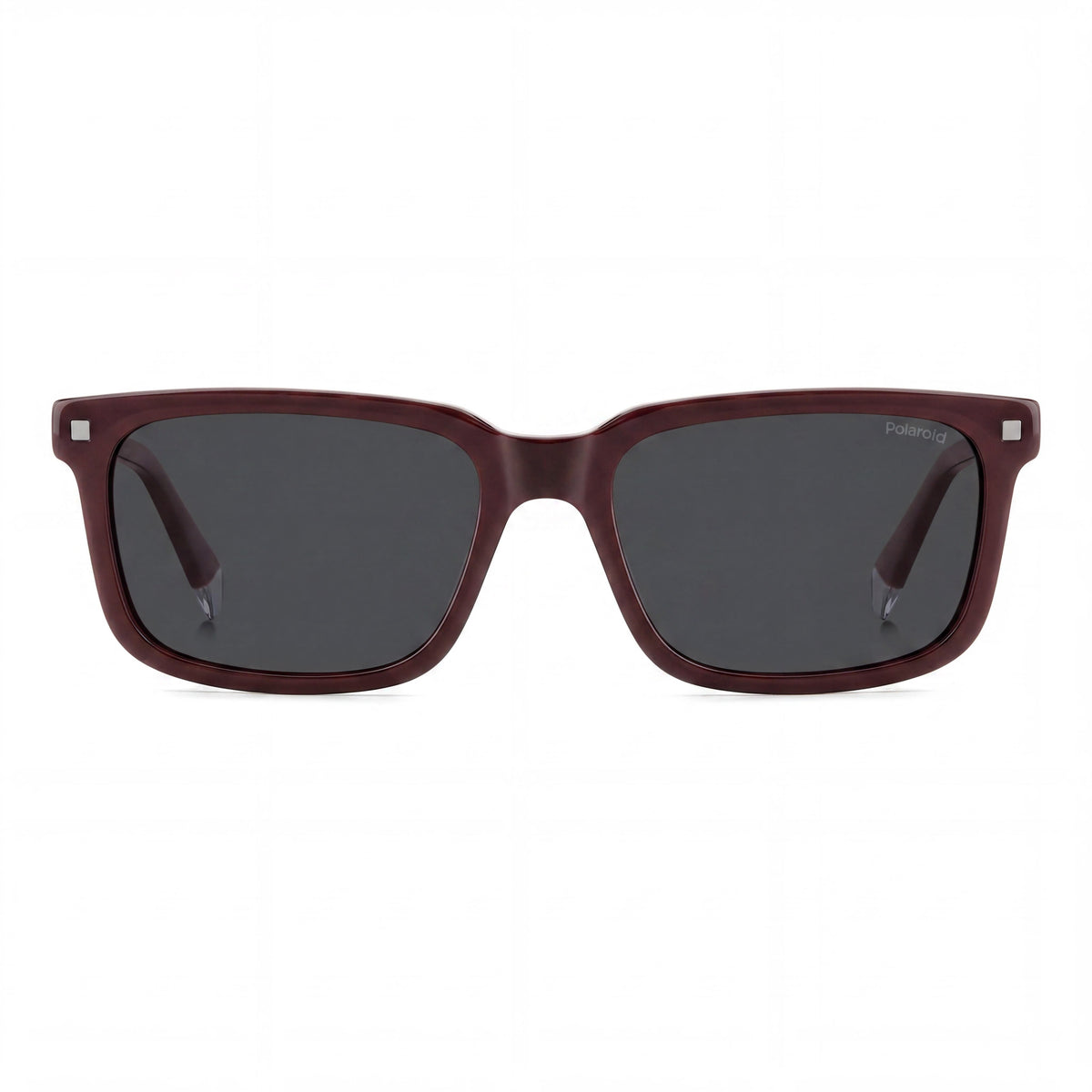 Polaroid PLD 4174/S/X Burgundy Rectangle Sunglasses for Men, 55mm, Photo 2