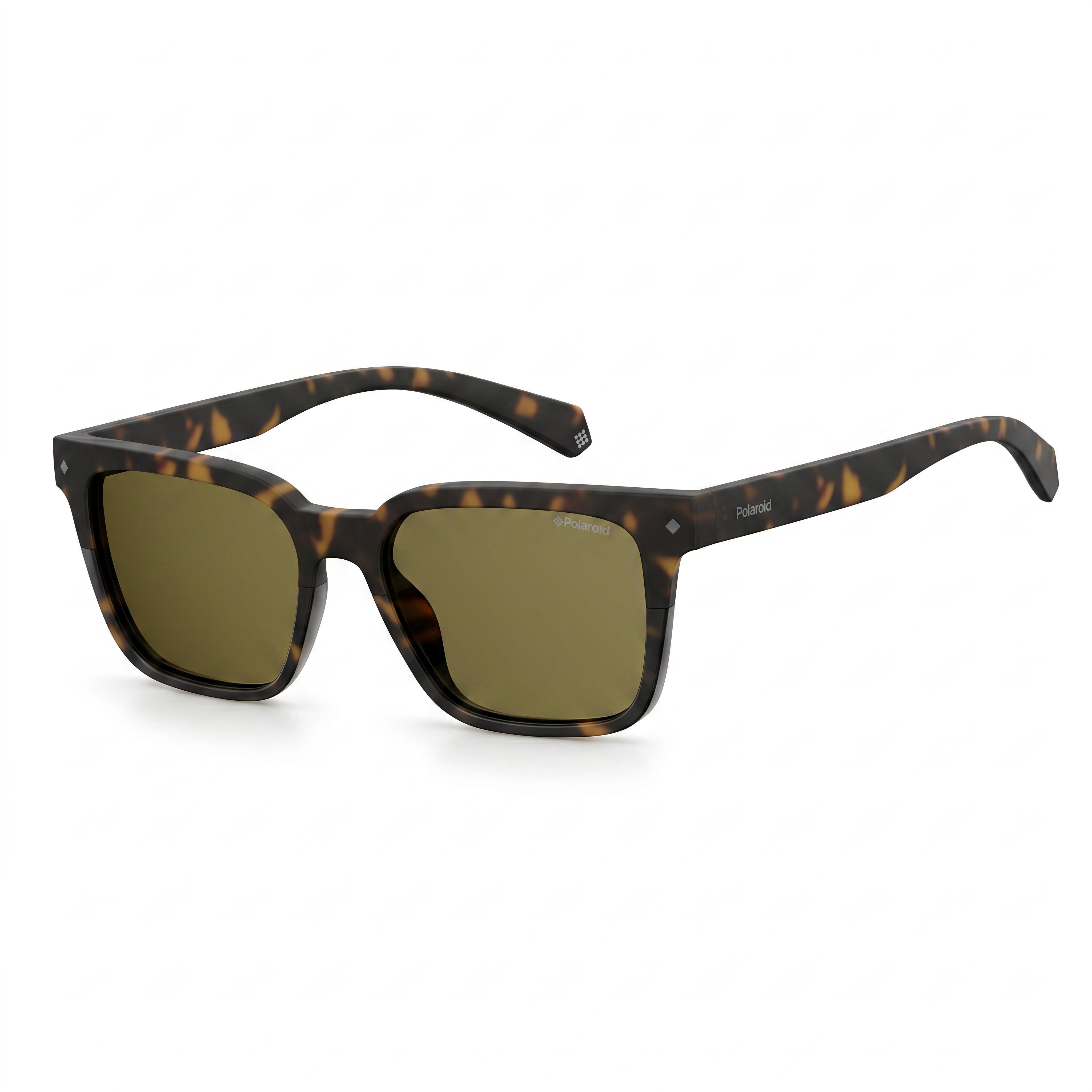 Polaroid Pld 6044/S Dark Havana Rectangle Sunglasses Unisex, 52mm, Photo 1