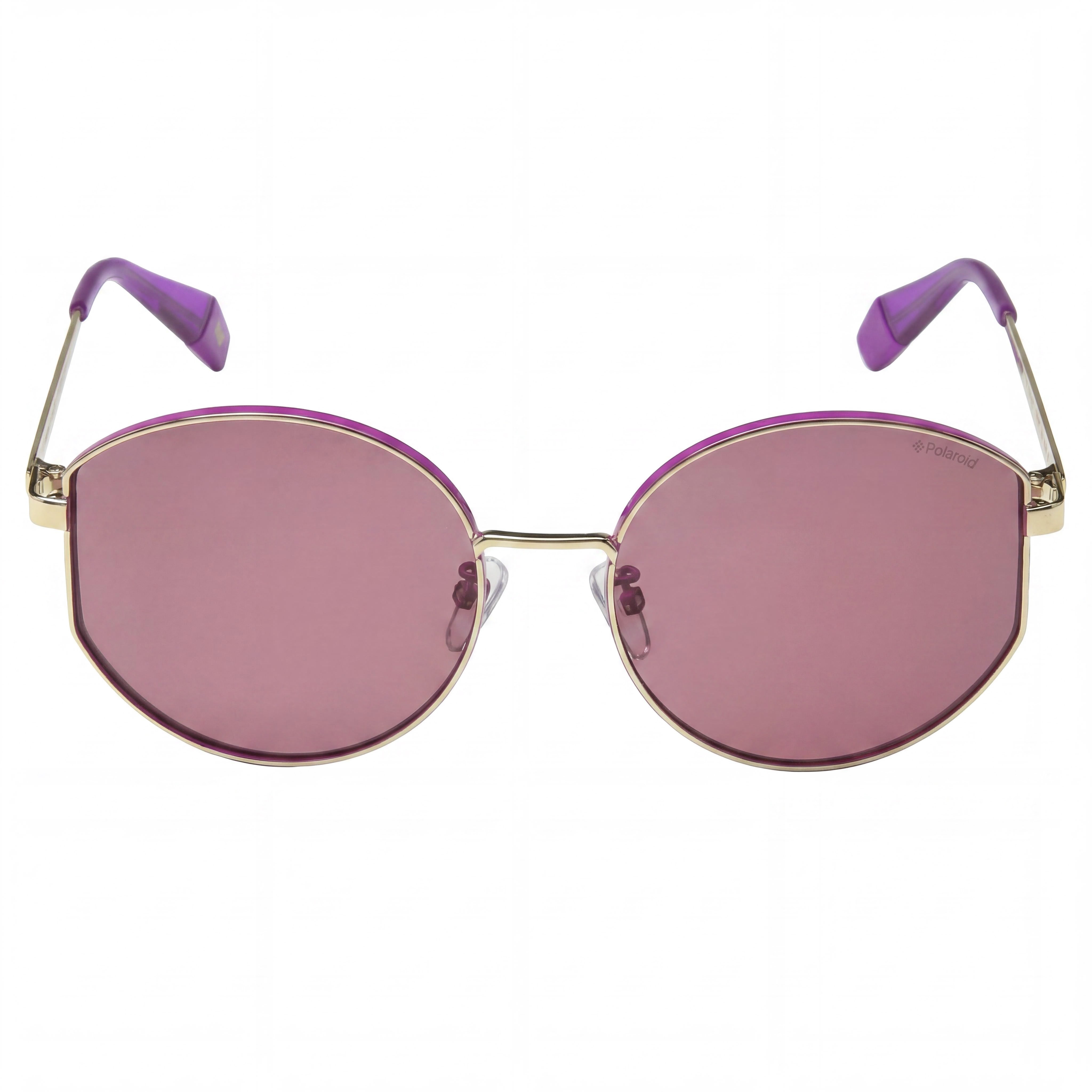 Polaroid Pld 6072/F/S/X Pink Round Sunglasses for Women, 58mm, Photo 2