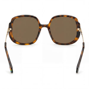 Polaroid PLD 6181/S Butterfly Sunglasses Women — side view, Polarized Bronze lens