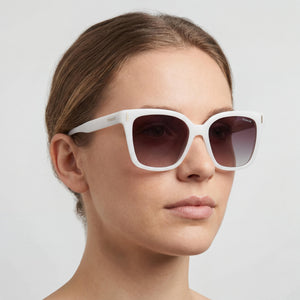 Polaroid PLD 6192/S White Sunglasses Women — lifestyle wear, city streets and open-air cafes