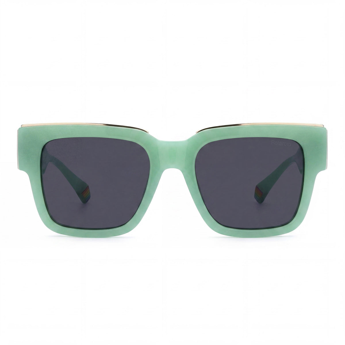 Polaroid PLD 6198/S/X Gafas de sol unisex cuadradas verdes, 52 mm, Photo 2