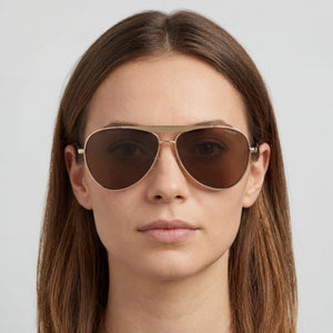 Polaroid Pld 6200/s/x Gold Ivory Sunglasses Women — lifestyle wear, sunny commutes and errands