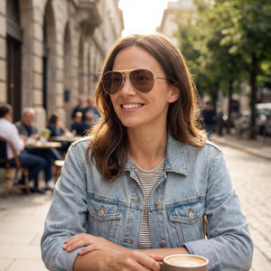 Polaroid Pld 6200/s/x Gold Ivory Sunglasses Women — outdoor wear, Gold Ivory Non-Polarized lens