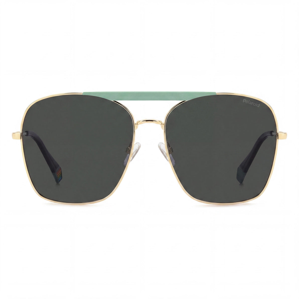 Gafas de sol cuadradas Polaroid Pld 6201/S/X doradas para mujer, 59 mm, Photo 2