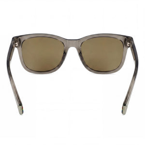 Polaroid PLD 6206/S Square Sunglasses Unisex — side view, Polarized Grey Gold Multilayer lens
