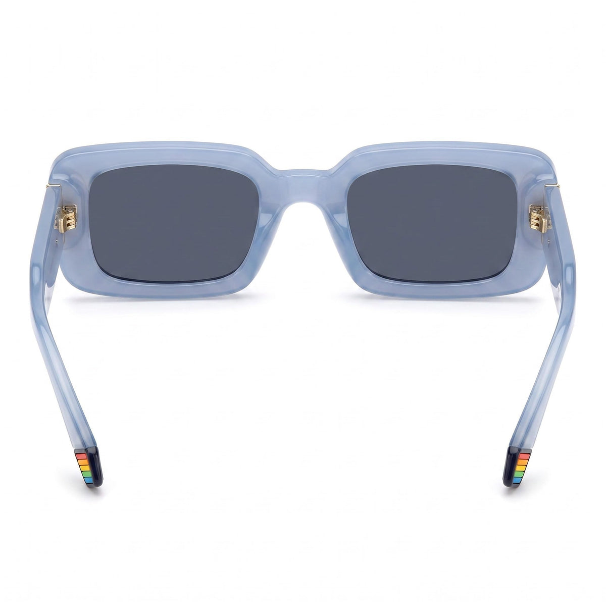 Gafas de sol Polaroid PLD 6208/S/X rectangulares para mujer, azul celeste, 52 mm, Photo 4