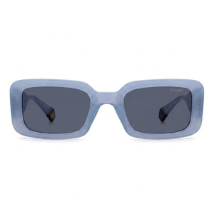 Polaroid PLD 6208/S/X Rectangle Sunglasses for Women — front view, Polycarbonate frame