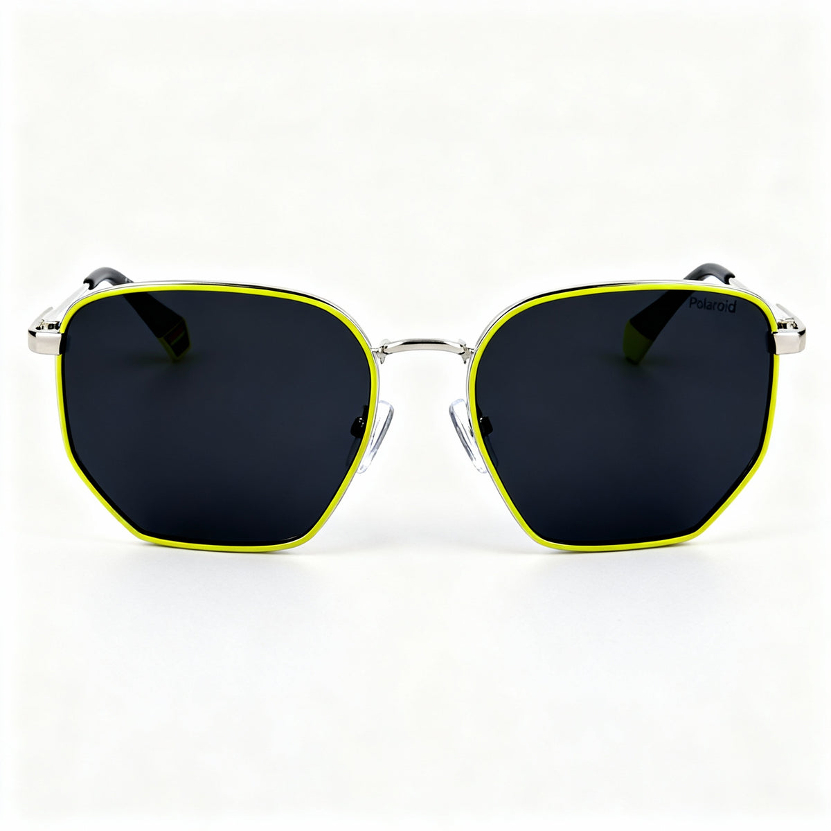 Gafas de sol polarizadas redondas amarillas Polaroid Pld 6214/S/X unisex, 56 mm, Photo 2