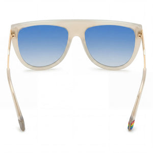 Polaroid PLD 6221/S/X Browline Sunglasses for Women — interior view, Polarized lens detail
