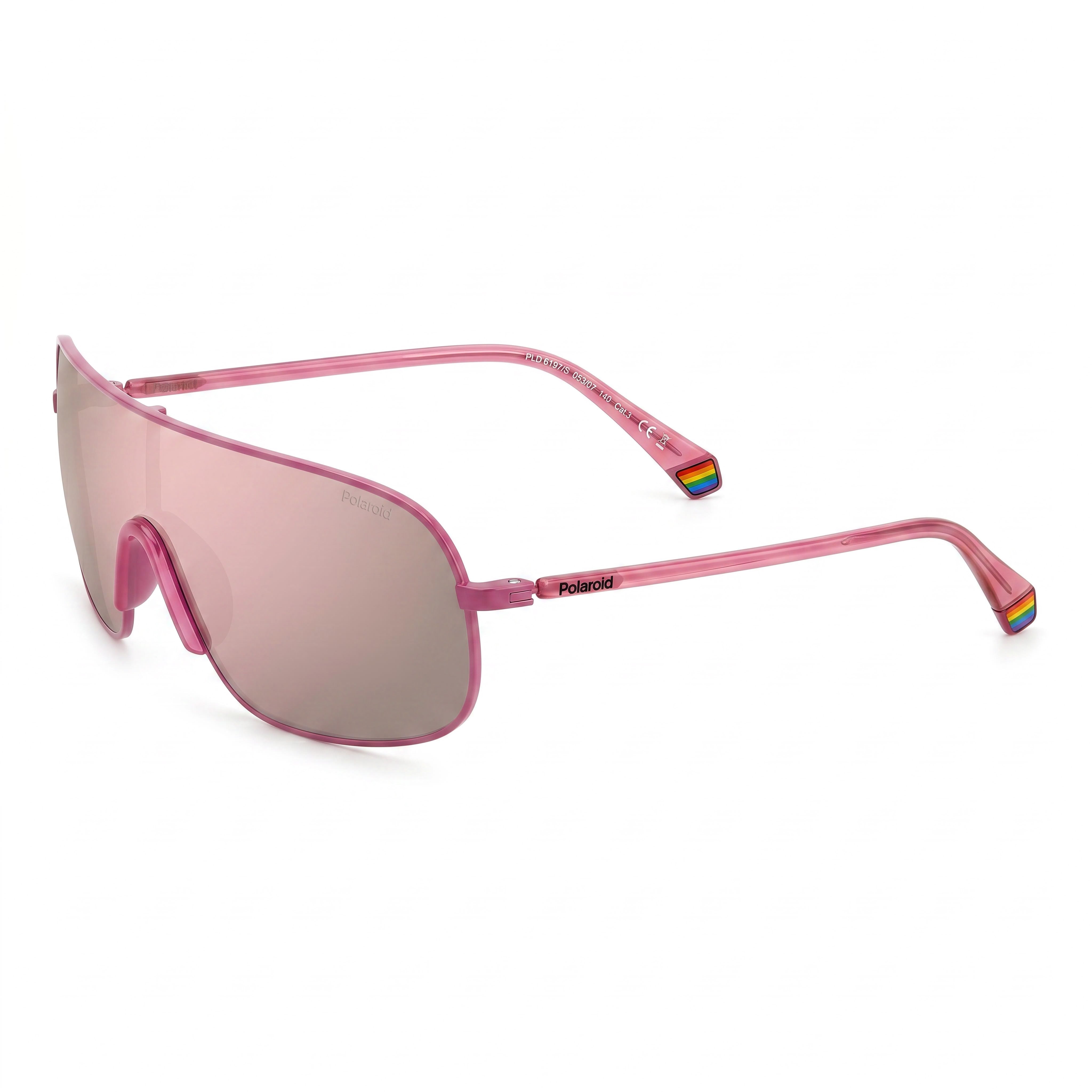 Polaroid Pld 6222/S Fuchsia Shield Polarized Sunglasses Unisex, Photo 1