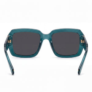 Polaroid Pld 6223/S/X Rectangle Sunglasses Women — side view, Non-Polarized Grey Polarized lens