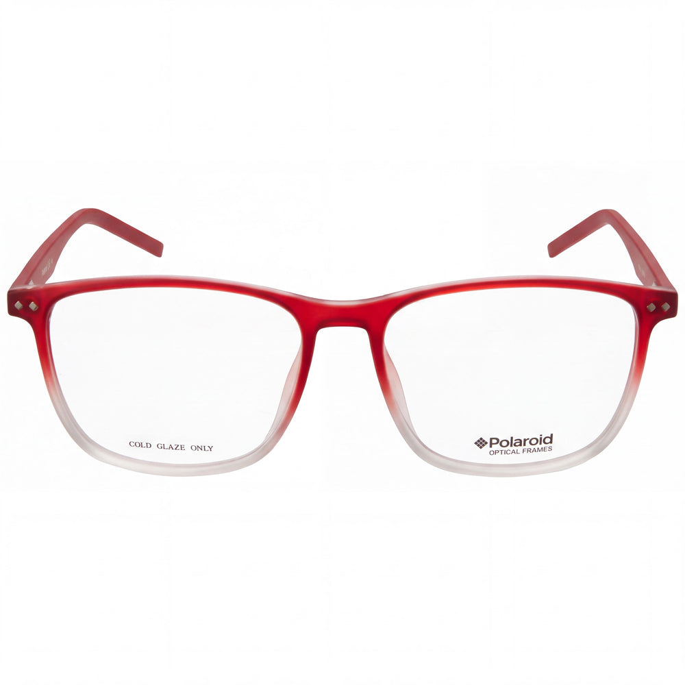 Polaroid Pld D 311 Rectangle Eyeglasses for Men — front view, Plastic
